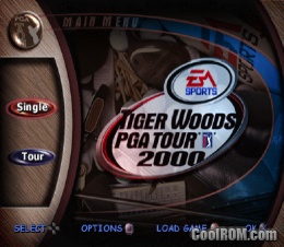 Tiger Woods PGA Tour 2000 ROM (ISO) Download for Sony Playstation